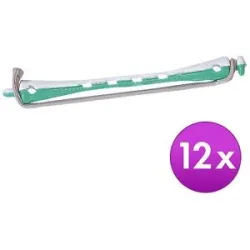 MyBrand Profi Dauerwellwickler Weiß-Grün, Ø 5 mm, Pro Packung 12 Stück