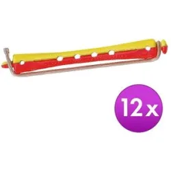 MyBrand Profi Dauerwellwickler Rot-Gelb, Ø 9 mm, Pro Packung 12 Stück