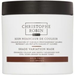 Christophe Robin - Farbnuancierende Pflege für kühles Braun Haarmaske, 250 ml, Weiss