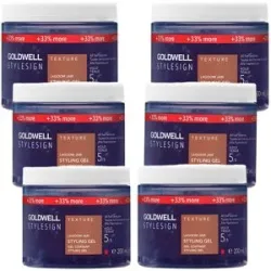 Goldwell StyleSign Texture Lagoom Jam Styling Gel 6er Set 6 x 200 ml