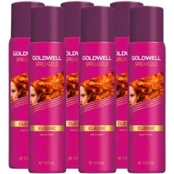 Goldwell Sprühgold Classic Haarspray 6er Set Mini 6 x 100 ml