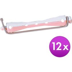 MyBrand Profi Dauerwell-Kurzwickler Weiß-Rosé, Ø 6 mm, Pro Packung 12 Stück