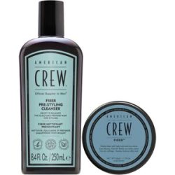 American Crew Fiber + Cleanser Set
