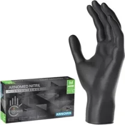 Efalock Nitril Handschuhe M ungepud.schwarz