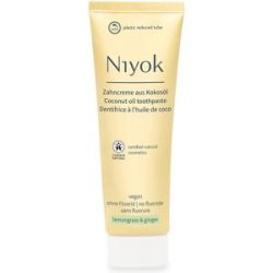 Niyok Zahncreme aus Kokosöl - Zitronengras & Ingwer 75 ml