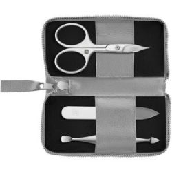 ZWILLING Beauty Maniküre Pediküre Set 3tlg. mit Kombi-Nagelschere, vegan, grau Sets 1 ct 1 Stück