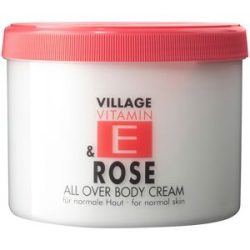 Village Vitamin E Bodycream Rose 500 ml