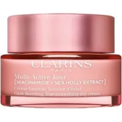 Clarins - Multi-Active Jour Peaux sèches - Glättende Tagescreme für das Gesicht, Booster für mehr Ausstrahlung für trockene Haut, 50 ml