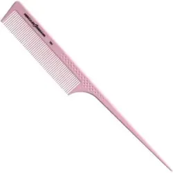 Hercules Sägemann SILKline Stielkamm mit Raster SL701 rosa