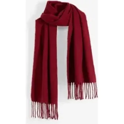 bonprix weicher Schal mit Fransenrot 0Damen