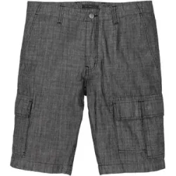 bonprix Loose Fit Cargo-Bermuda aus reiner Baumwolleschwarz 58Herren