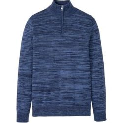 bonprix Troyer Pullover mit Baumwolleblau 52Herren