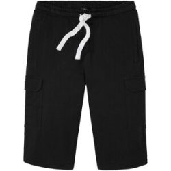 bonprix Cargo-Sweatbermuda aus reiner Bio-Baumwolleschwarz 56Herren