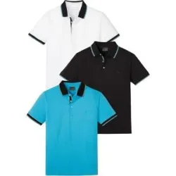 bonprix Poloshirt (3er Pack)blau 68Herren