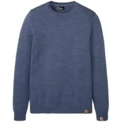 bonprix Strickpullover aus Baumwolle, mit Rundhalsausschnitt, für vielseitige Anlässe