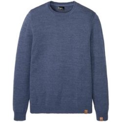 bonprix Strickpullover aus Baumwolle, mit Rundhalsausschnitt, für vielseitige Anlässe