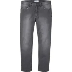 bonprix Regular-Fit-Jeans mit Komfortschnitt, Straightgrau 64Herren
