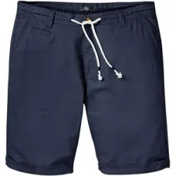 bonprix Bermudas aus Leinen-Baumwoll-Mix, Regular Fit, mit Bindeband am Bund