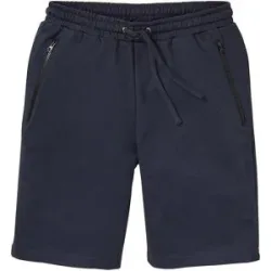 bonprix Sweat-Bermuda mit Reißverschlusstaschenblau 60Herren