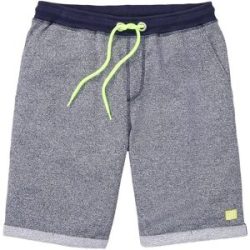 bonprix Sweatbermudas aus Baumwolle und Polyester, Regular Fit, mit Print-Design