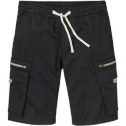 bonprix Stretch-Schlupf-Bermuda, Regular Fitschwarz 48Herren