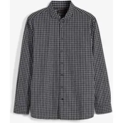 bonprix Business-Hemd aus Bio-Baumwolle in Regular Fitschwarz 39Herren