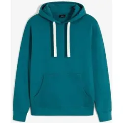 bonprix Hoodie aus reiner Baumwollepetrol 64Herren