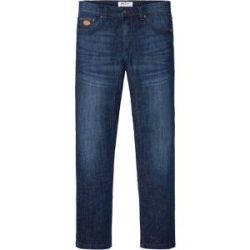 bonprix Classic-Fit-Jeans mit verstärktem Schritt, Taperedblau 60Herren