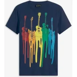 bonprix T-Shirt aus reiner Baumwolle, Slim Fitblau 56Herren