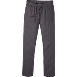 bonprix Regular Fit Schlupfhose aus luftigem Leinen-Mix, Straightgrau 62Herren