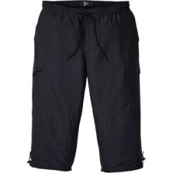 bonprix 3/4-Hose aus Mikrofaser in Regular Fitschwarz 62Herren
