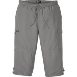 bonprix 3/4-Hose aus Mikrofaser in Regular Fitgrau 58Herren