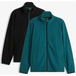 bonprix Fleecejacke (2er Pack)petrol 48Herren