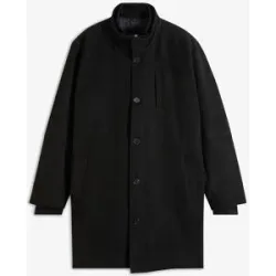 bonprix Kurzmantel mit Windfangschwarz 62Herren