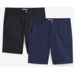 bonprix Chino-Bermuda (2er Pack)blau 52Herren