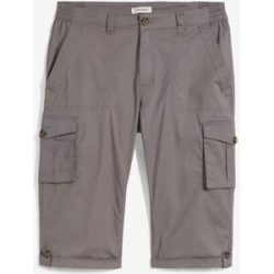 bonprix Long-Bermuda in Regular Fitgrau 46Herren