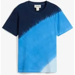bonprix T-Shirt aus reiner Bio-Baumwolleblau 44Herren