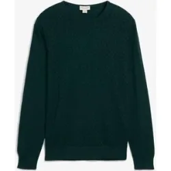 bonprix Feinstrickpullover mit edler Merinowollegrün 44Herren
