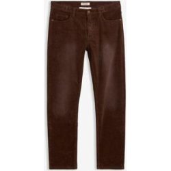 bonprix Regular-Fit Cordhose in gewaschener Optik, Straightbraun 50Herren