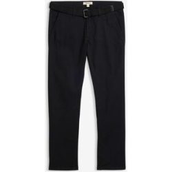 bonprix Regular Fit Stretch-Chinohose mit Dehnbund und Gürtel, Straightschwarz 50Herren
