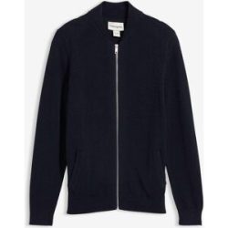 bonprix Strickjacke in Regular Fitblau 48Herren