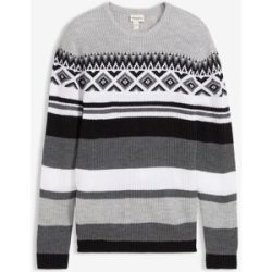 bonprix Norweger-Pulloverschwarz 64Herren