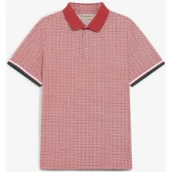 bonprix Jersey Poloshirt aus reiner Bio-Baumwolle, Kurzarmrot 68Herren