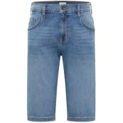bonprix Mustang Denim Stretch-Bermuda, Straightblau 38Herren