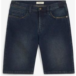 bonprix Jeans-Long-Bermuda mit Dehnbund, Relaxed Fitblau 38Herren