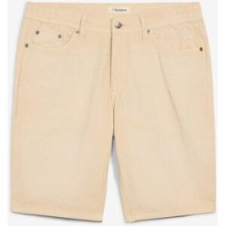 bonprix Leichte Bermuda mit Dehnbund aus colored Denim, Regular Fitbeige 32Herren