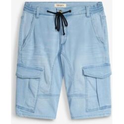 bonprix Sweatjeans-Bermuda in Regular-Fitblau 62Herren