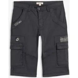 bonprix Long-Bermuda mit Cargotaschen in Regular-Fitgrau 64Herren