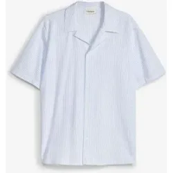 bonprix Resorthemd aus Baumwolle in Loose Fitblau 43Herren