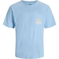 bonprix JJ REBEL T-Shirt aus reiner Baumwolleblau 48Herren